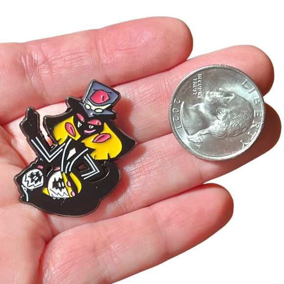 Hazbin Hotel Sir Pentious Enamel Pin - Picture 4 of 9